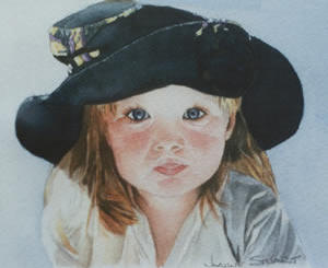 Girl in Hat by Joanne Stuart